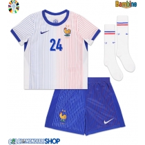 Maglie da calcio Francia Ibrahima Konate #24 Seconda Maglia Bambino Europei 2024 Manica Corta (+ Pantaloni corti)